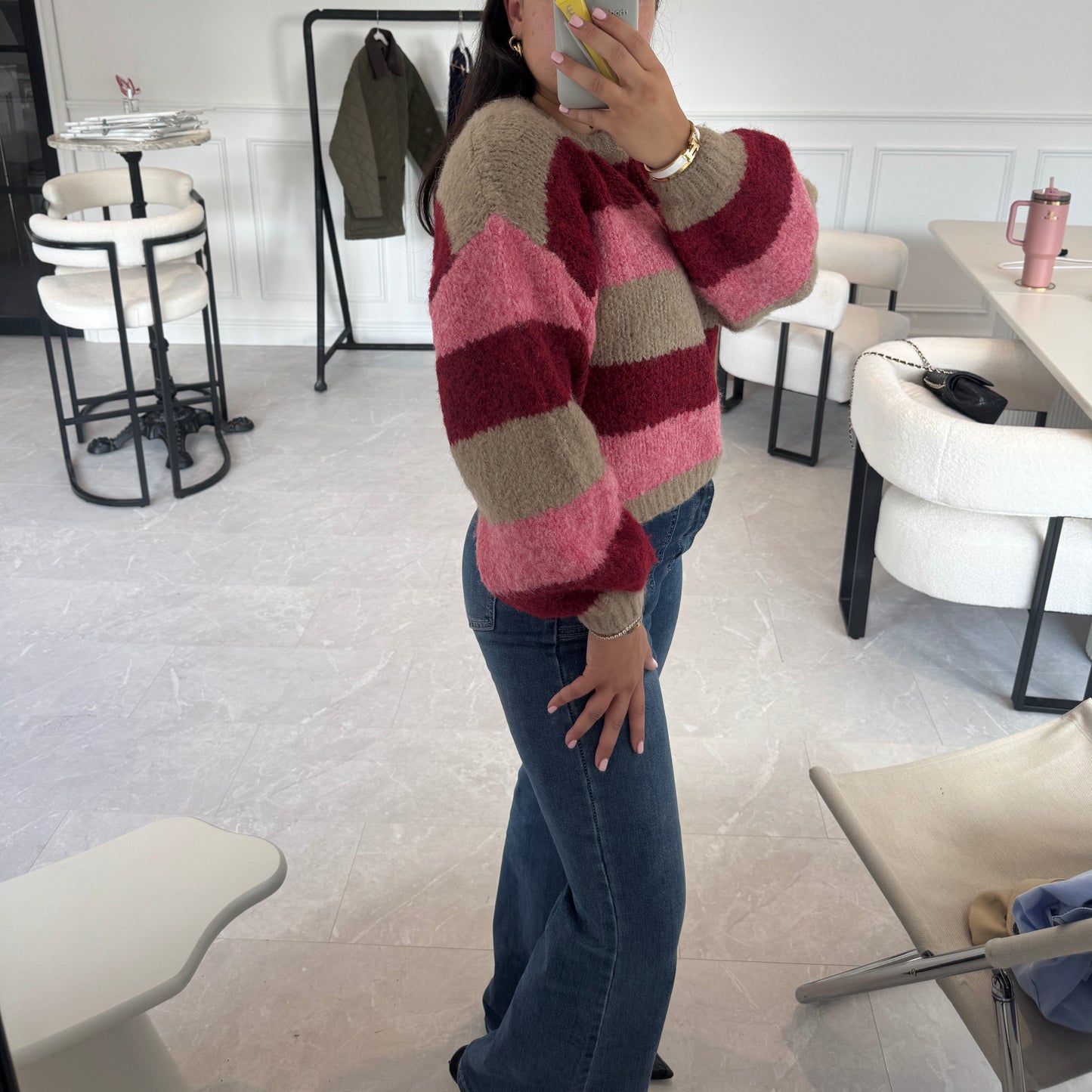 Josie Striped Soft Knit Jumper