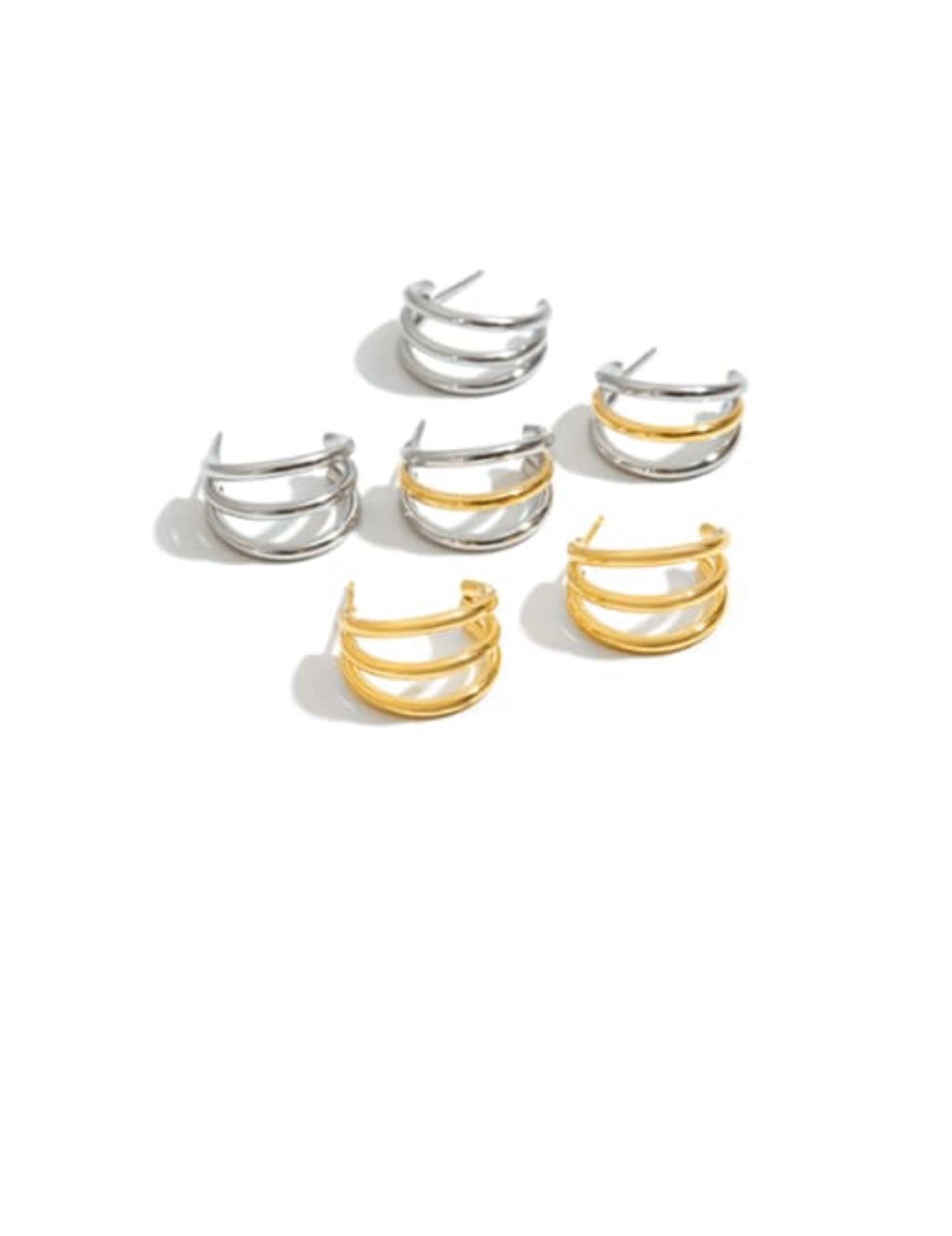 Mabel Multi Layer Drop Earrings