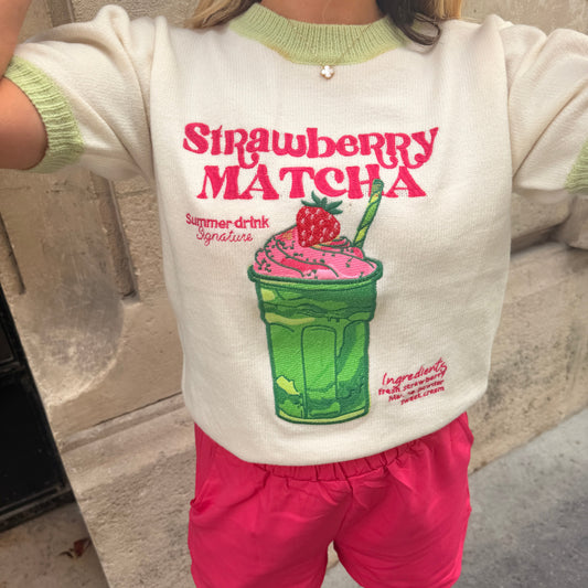 ‘Matcha’ Short Sleeve Jumper