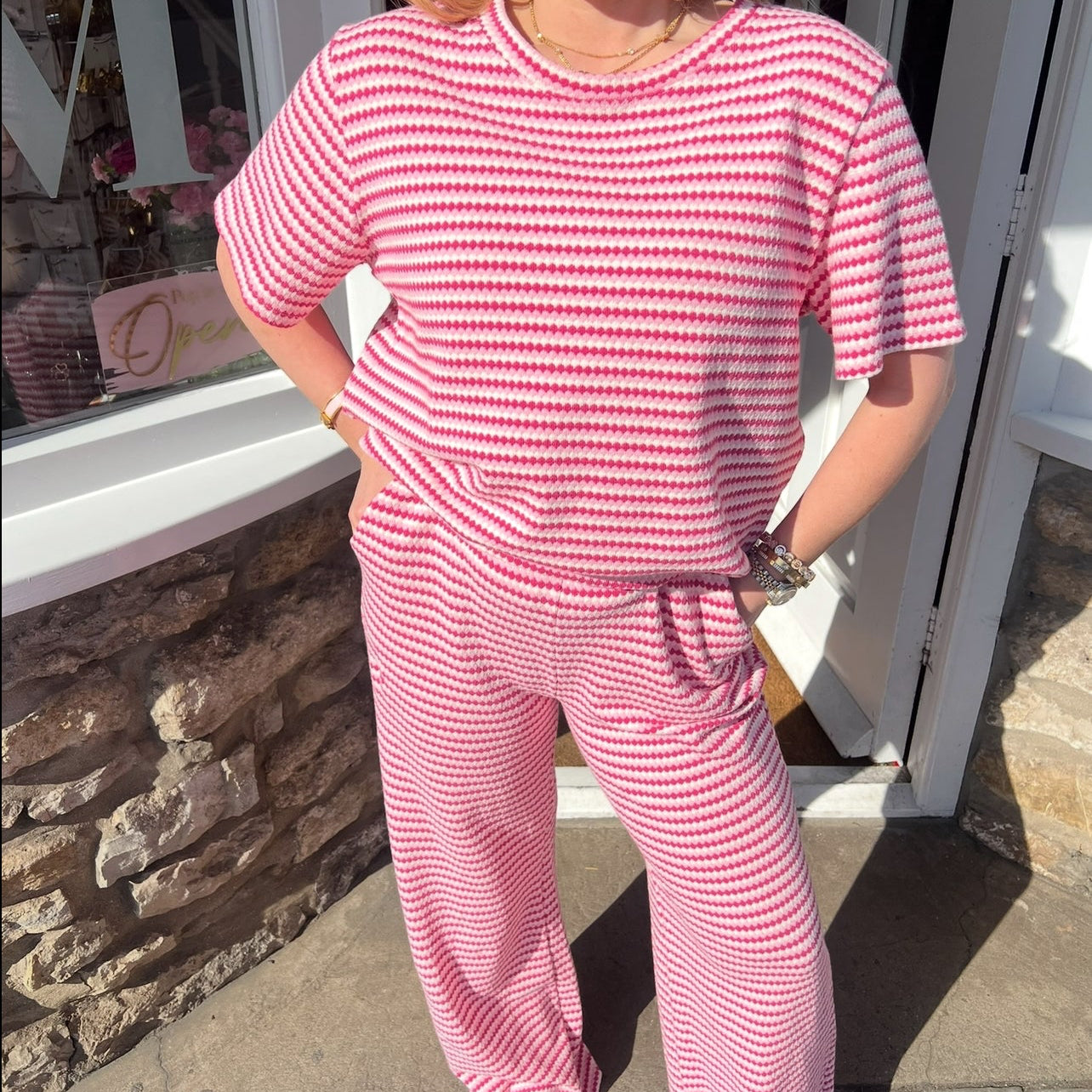 Sydney Woven Top & Trouser Set