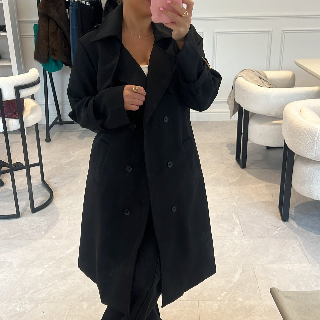 Callie Belted Trench Coat