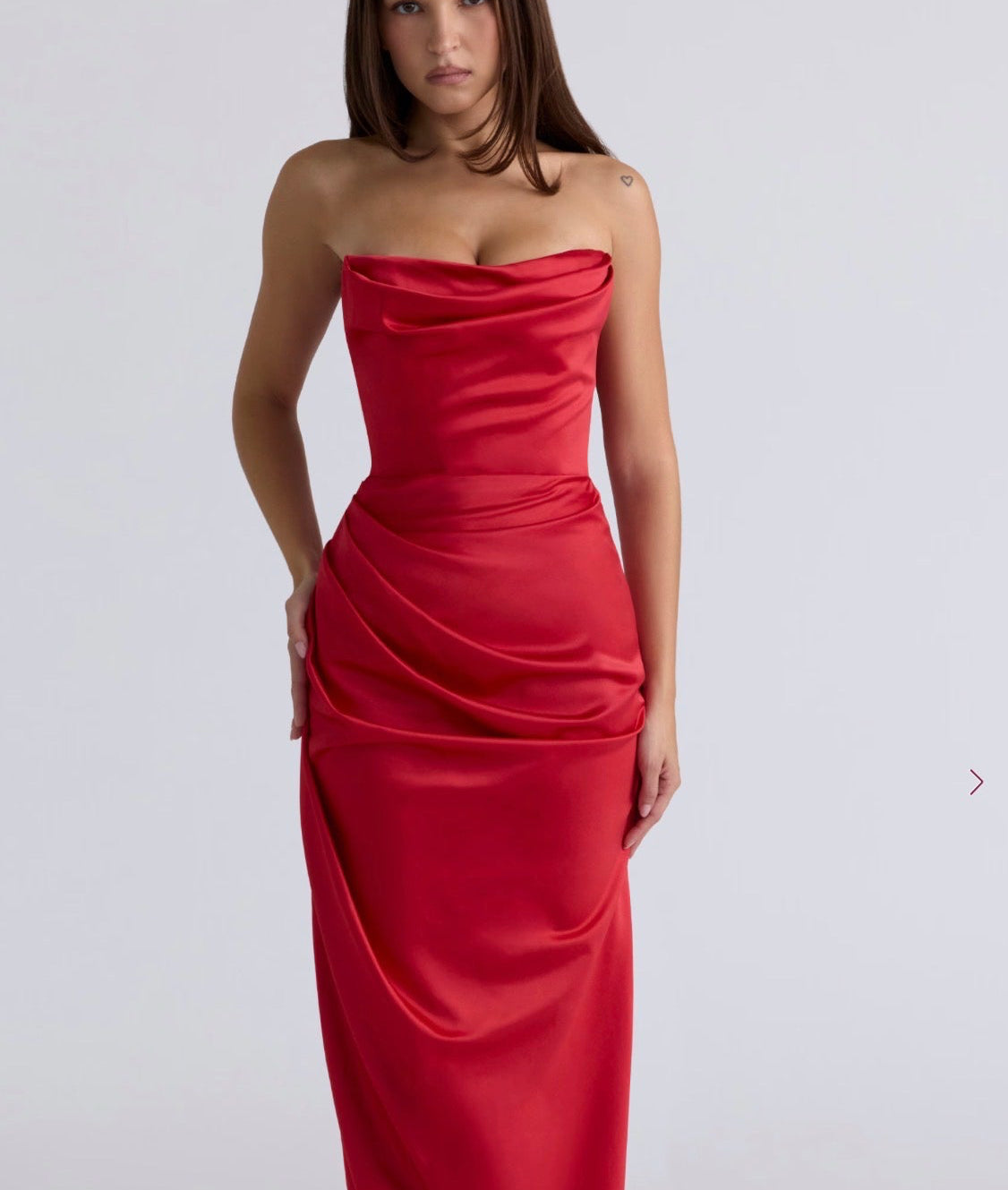 SAMPLE SALE House of CB Adrienne Red Dress - Size S