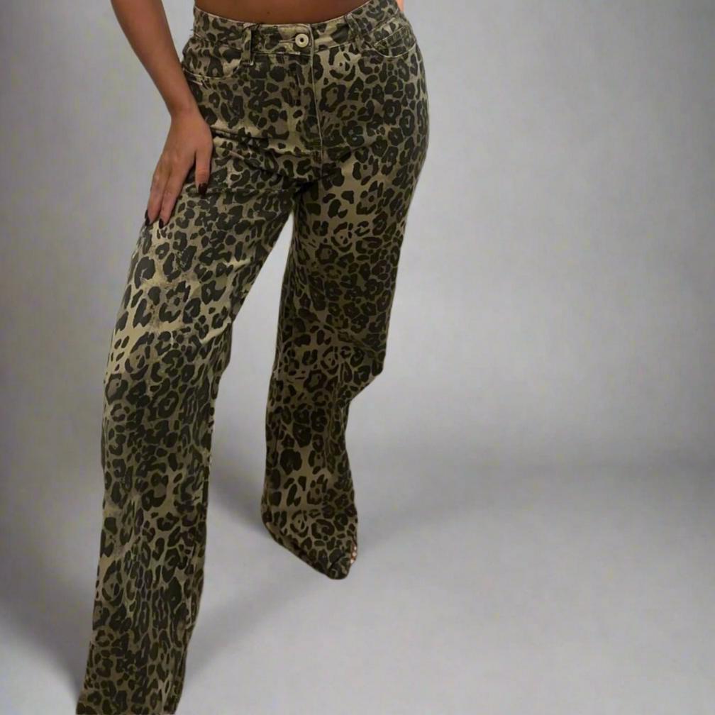 Cheetah Print Jeans