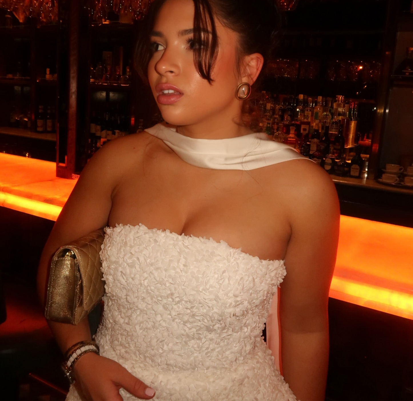 RENT | BUY Nadine Merabi Maisy White Dress