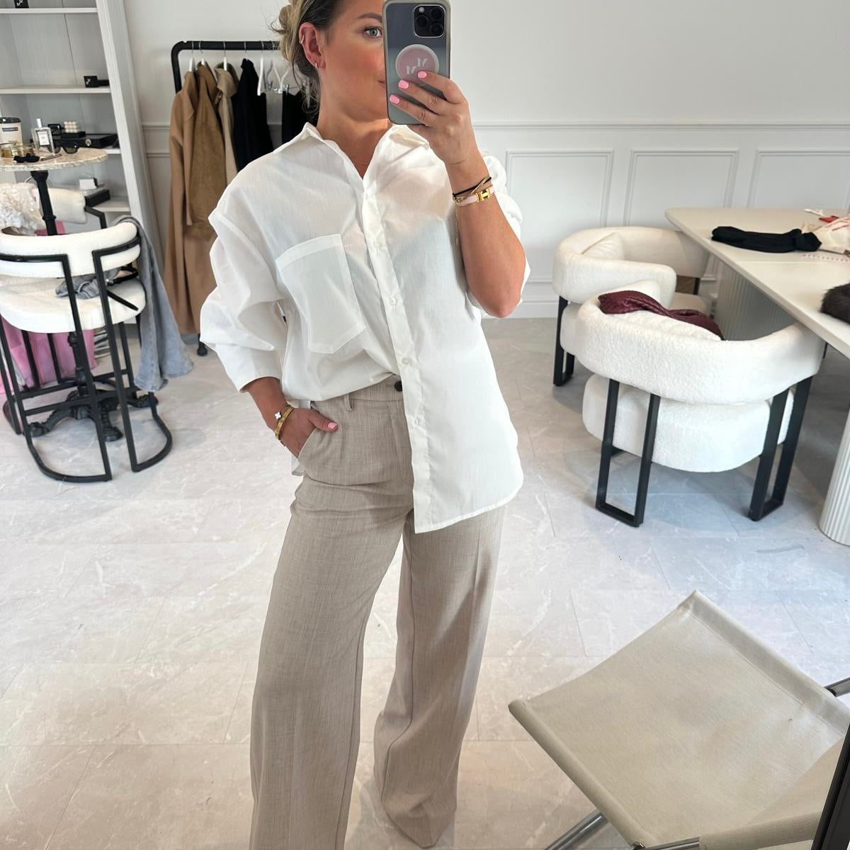 Tara Tailored Wide Leg Trousers