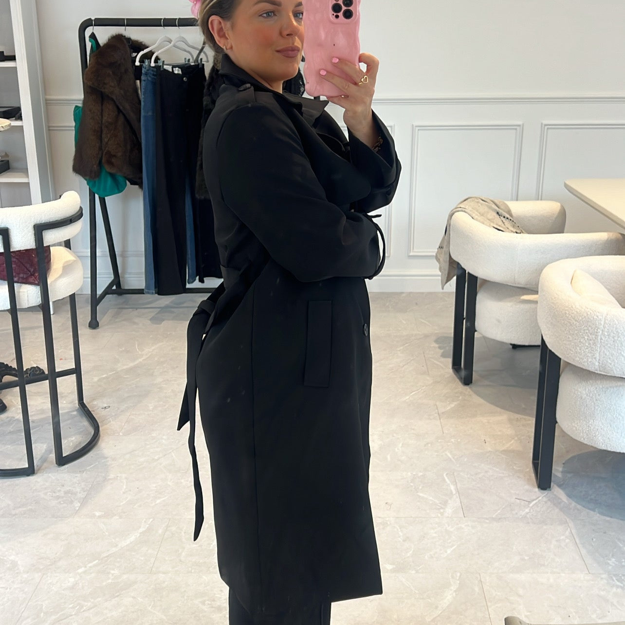 Callie Belted Trench Coat