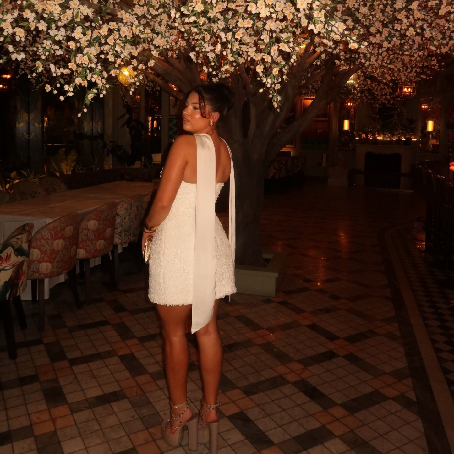 RENT | BUY Nadine Merabi Maisy White Dress