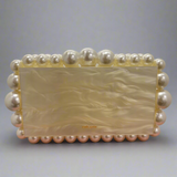 RENT £68 | BUY £272 Cult Gaia Pearl Clutch Bag- RRP £272