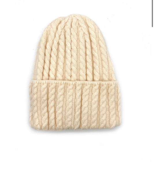 Kayla Cable Knit Hat