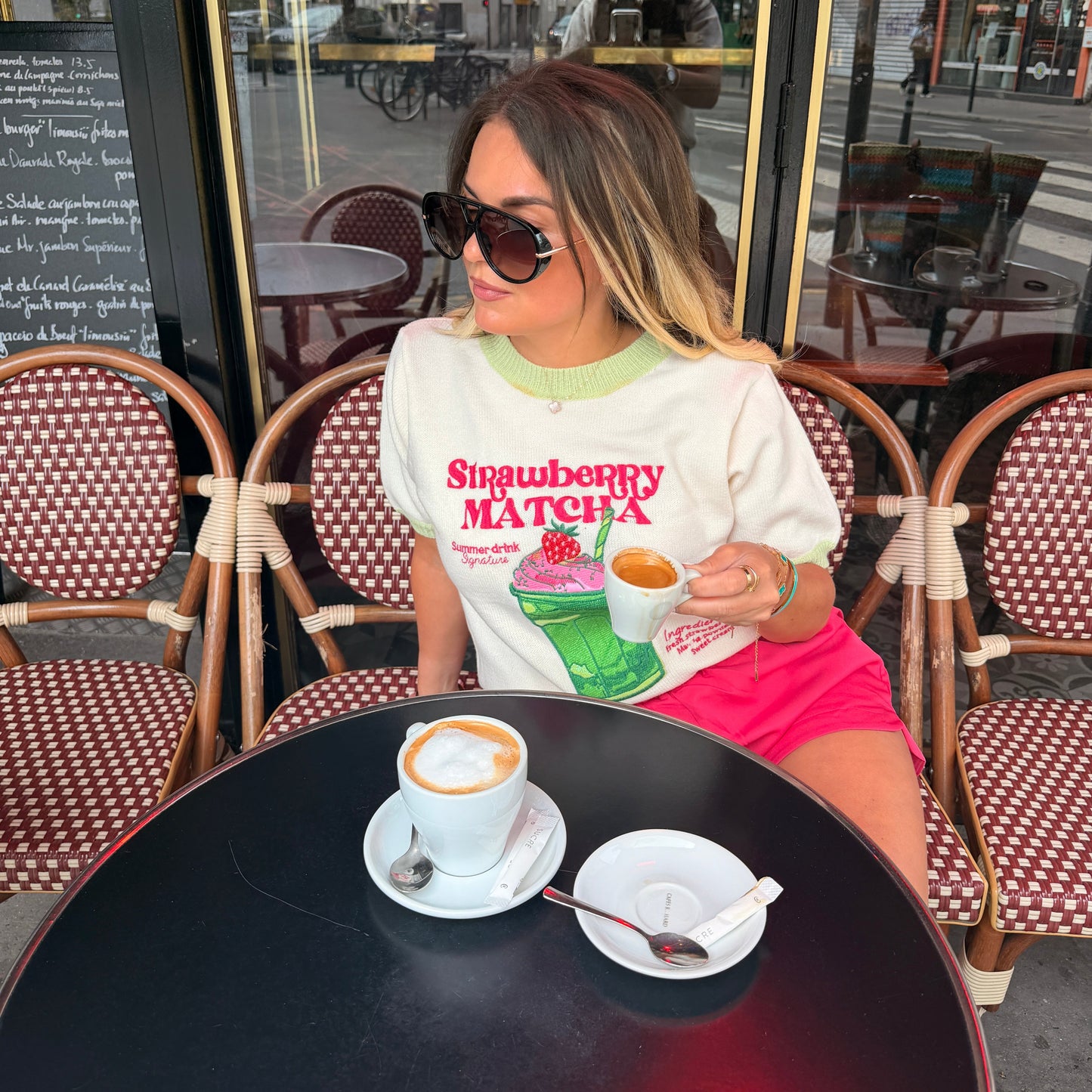‘Matcha’ Short Sleeve Jumper