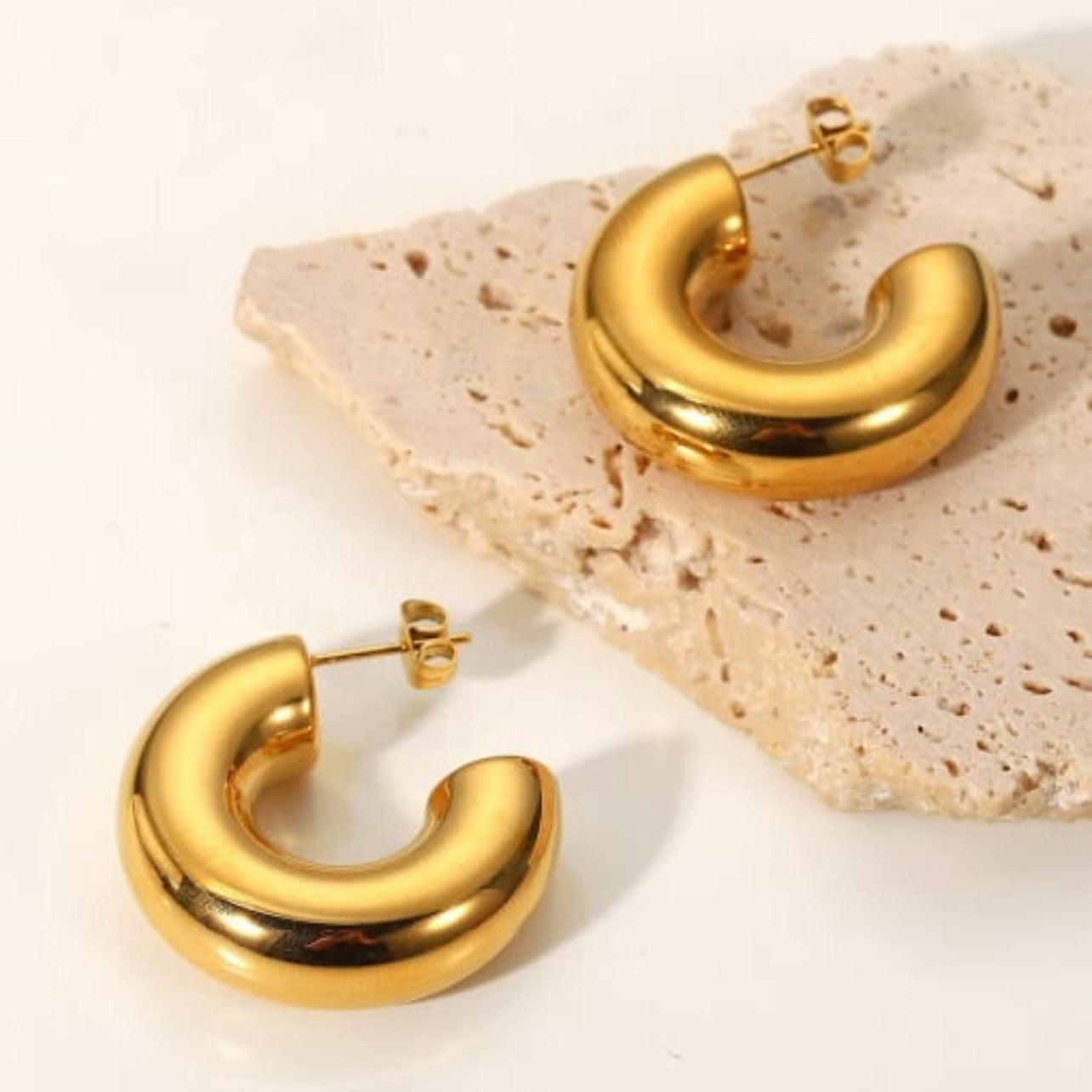 Faith Geometric Stud Earrings