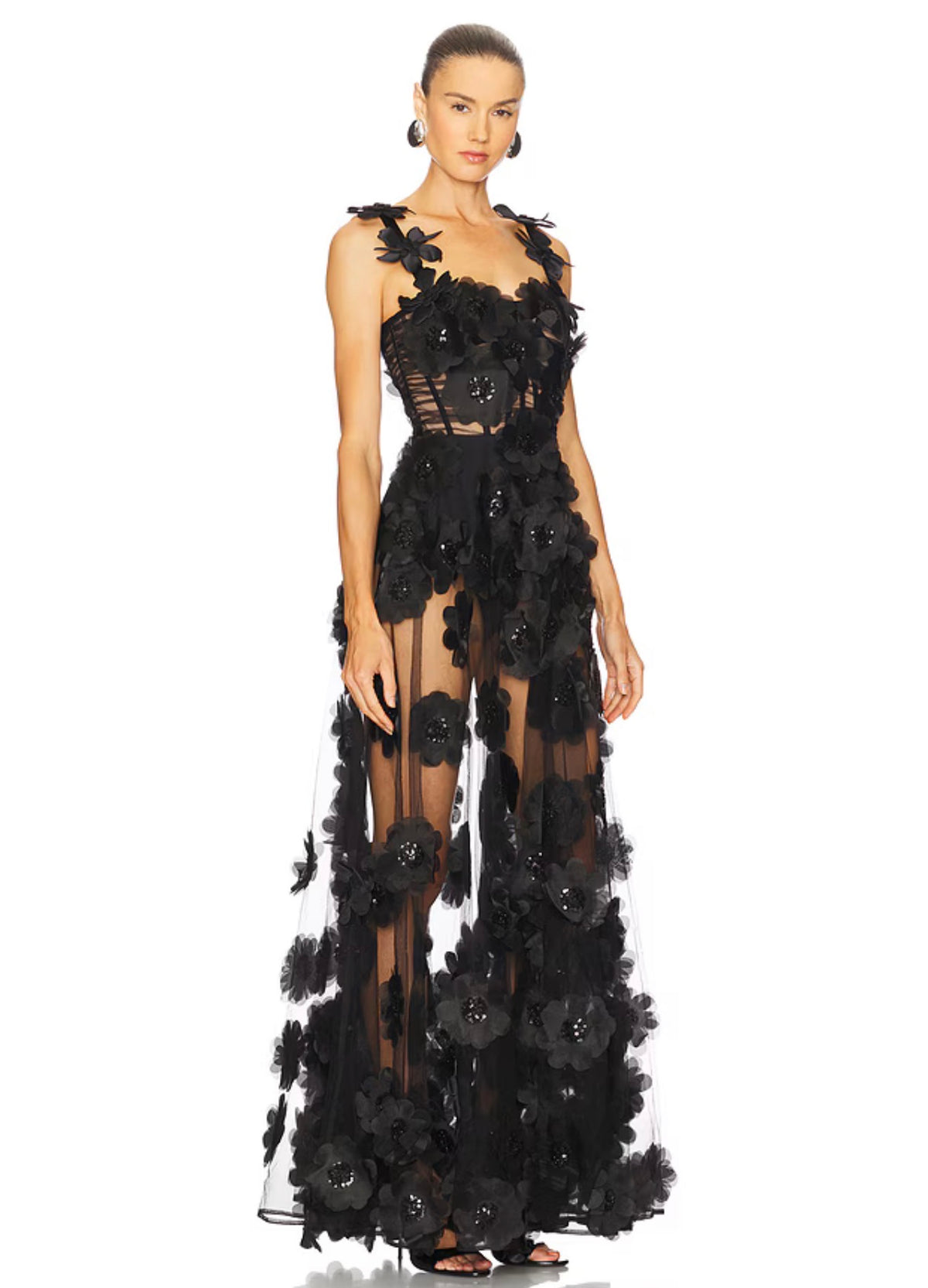 RENT | BUY Bronx Banco Rosalie Noir Gown in Black