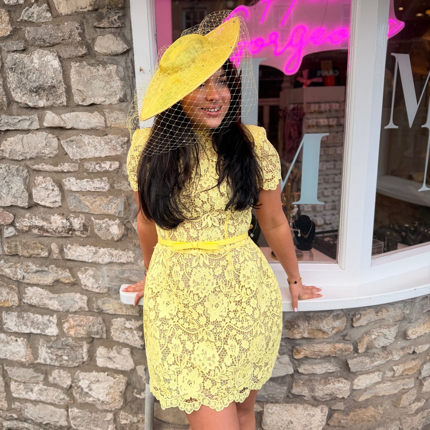RENT | BUY Nadine Merabi Millie Yellow Dress