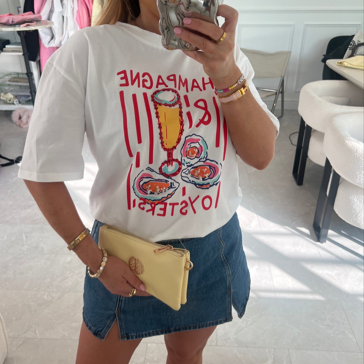 ‘Champagne Oysters’ T-shirt