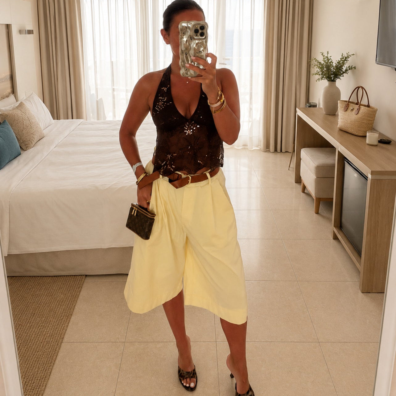 Hattie Belted Bermuda Jorts