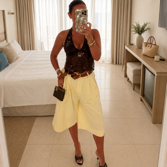 Hattie Belted Bermuda Jorts
