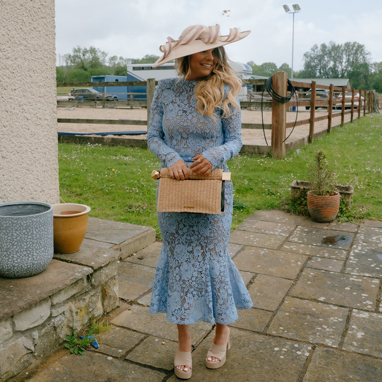 RENT | BUY Nadine Merabi Juliette Blue Dress