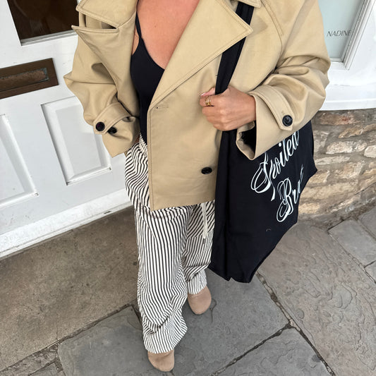 Cathy Striped Casual Trousers