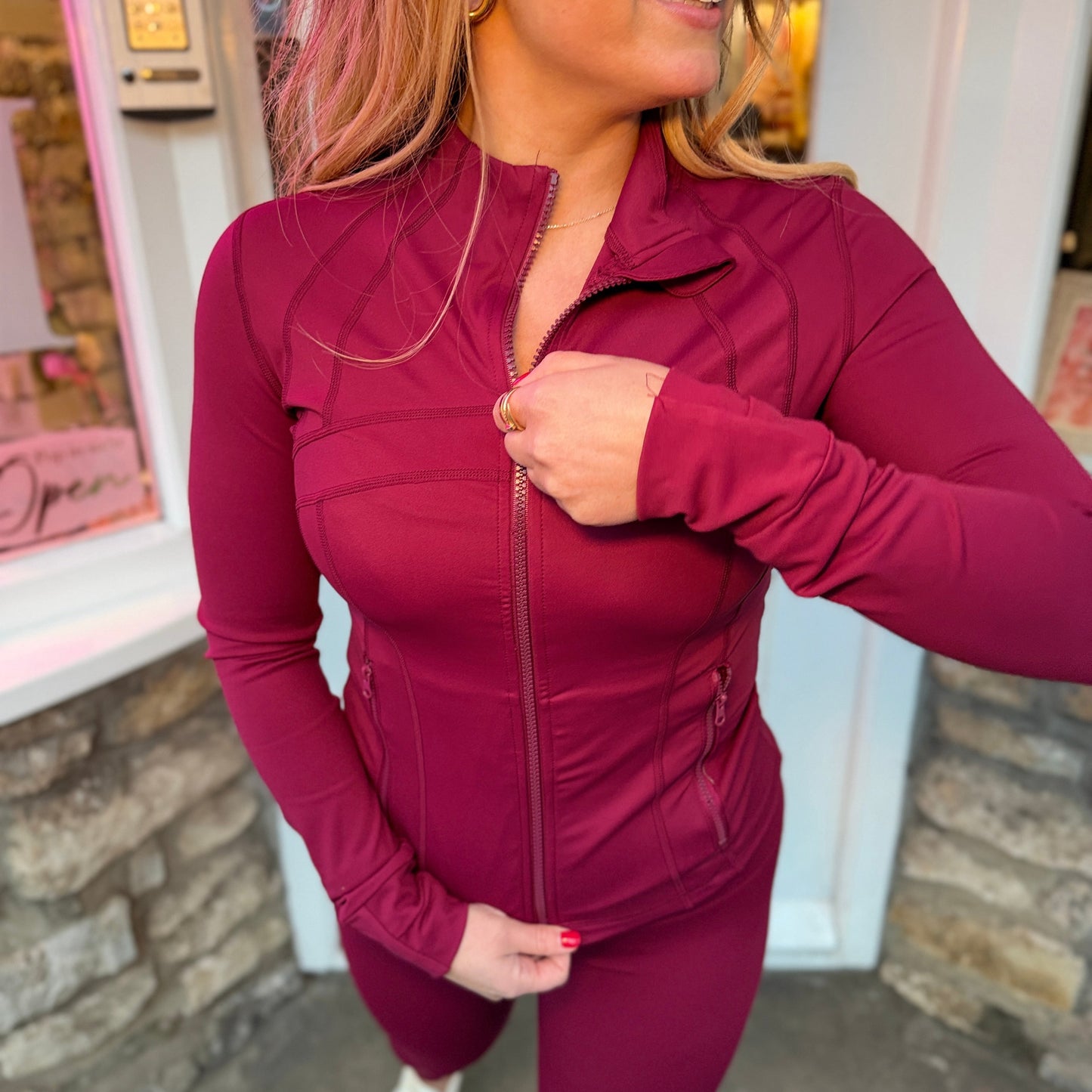 Sculpted Gym Zip Jacket