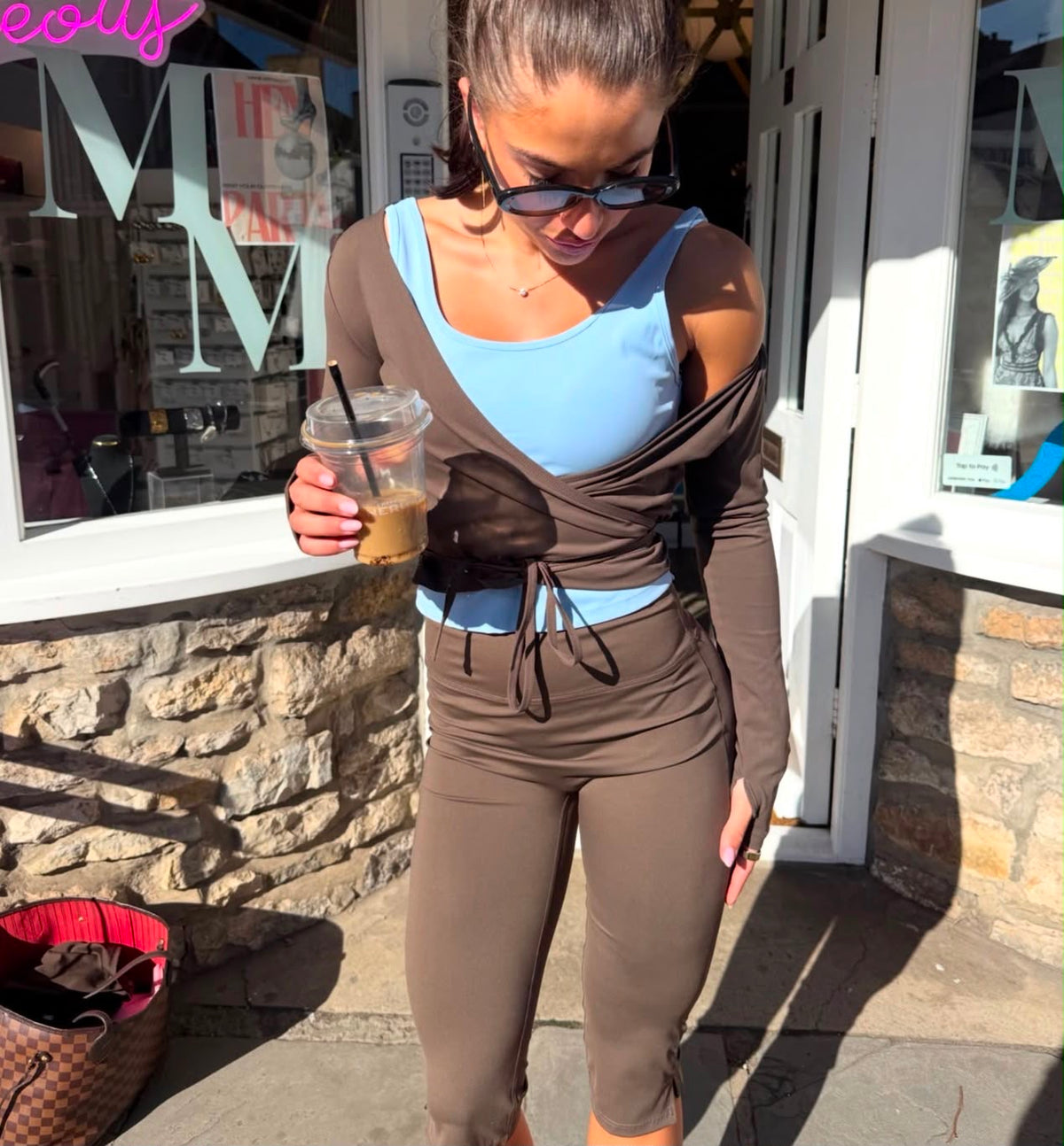 Long Sleeve Active Wrap Top