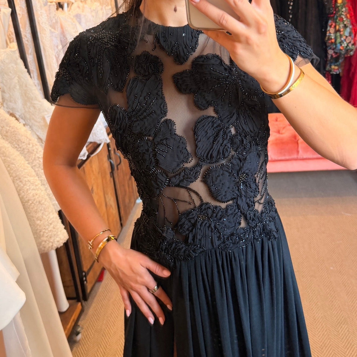 RENT | BUY Nadine Merabi Sloane Black Dress