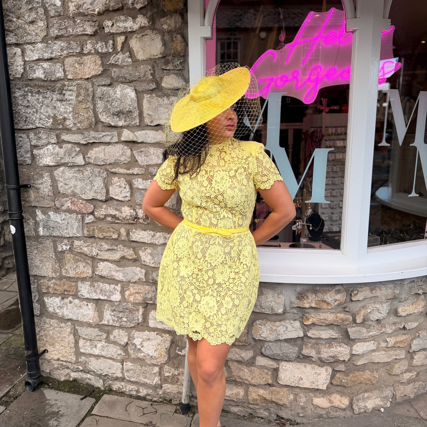 RENT | BUY Nadine Merabi Millie Yellow Dress