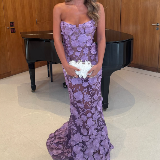 RENT | BUY Bronx & Banco Jasmine Lilac Gown