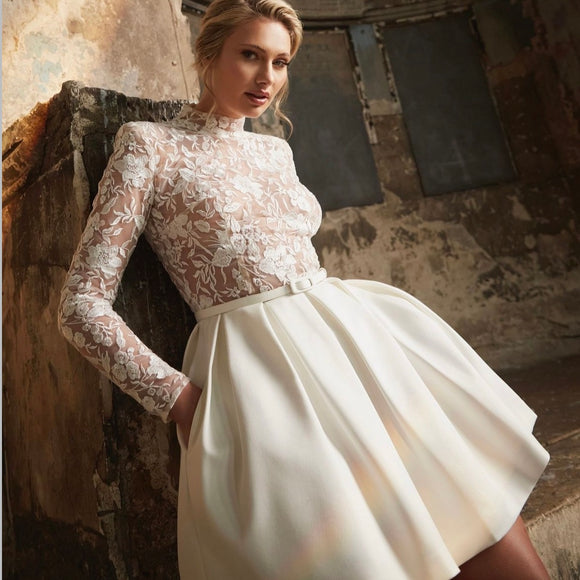 RENT £95 | BUY £225 Nadine Merabi Pippa White Dress RRP £375