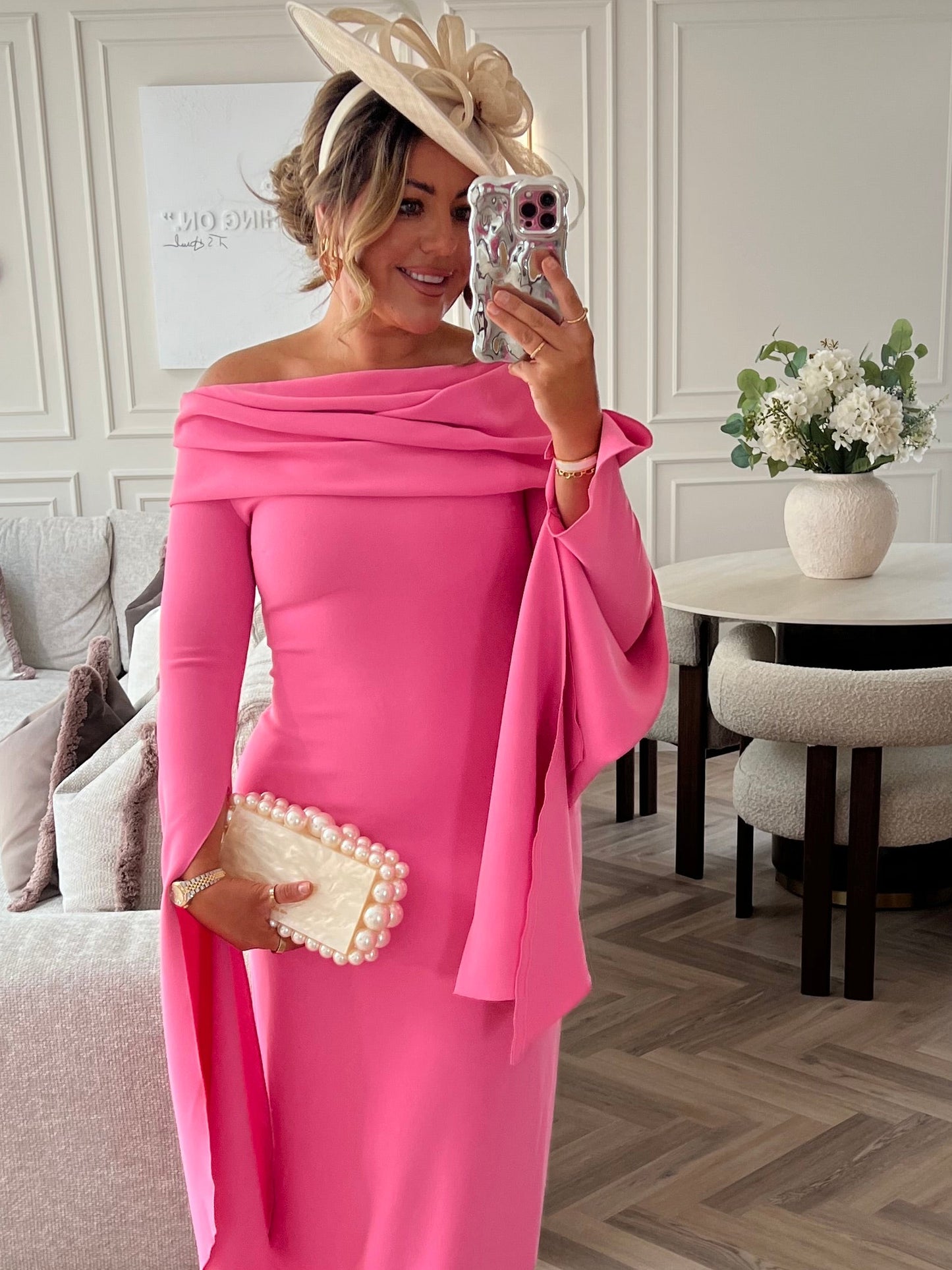 RENT | BUY Cult Gaia Pearl Clutch Bag- RRP £272