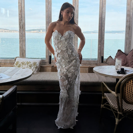 RENT | BUY Bronx & Banco Dahlia White Maxi Dress