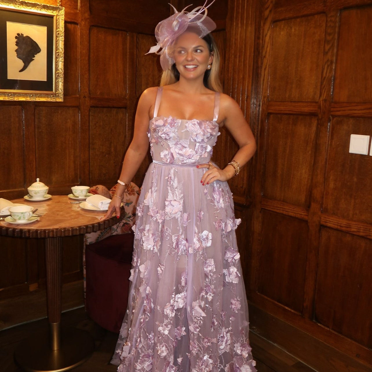 RENT | BUY Bronx & Banco Anastasia Lavender Maxi Dress