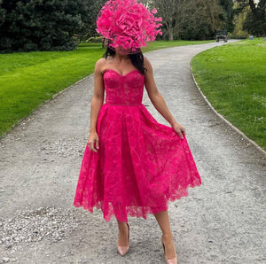 RENT £82 | BUY £220 Nadine Merabi Olivia Hot Pink - RRP £365