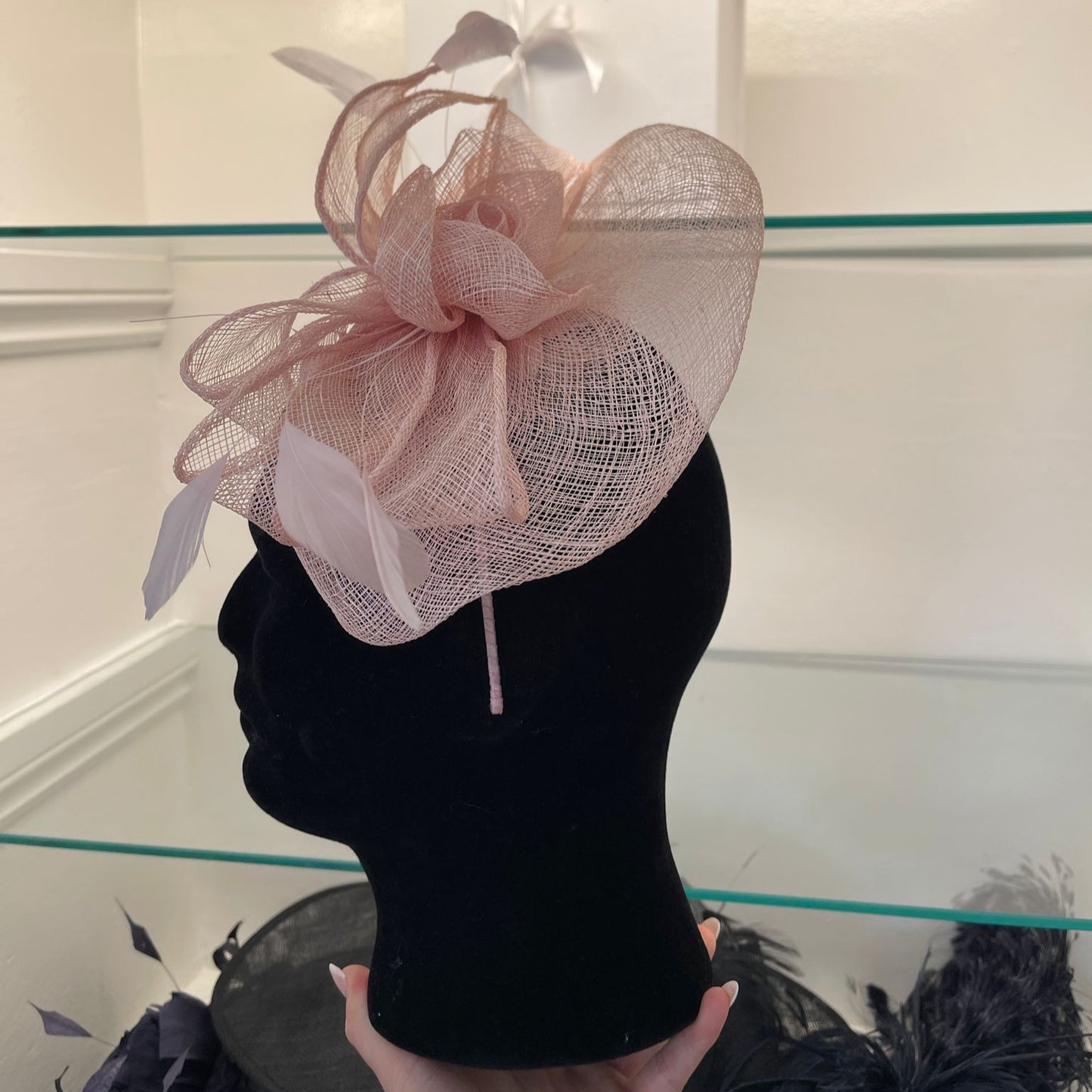 RENT | Pink Francis Fascinator