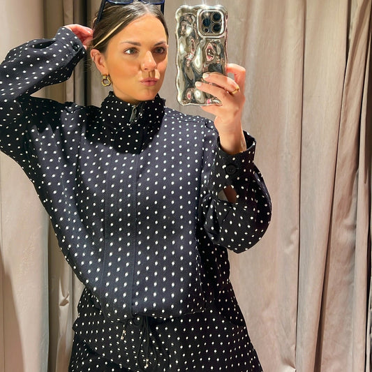 Demi Polka Dot Jacket & Shorts Set