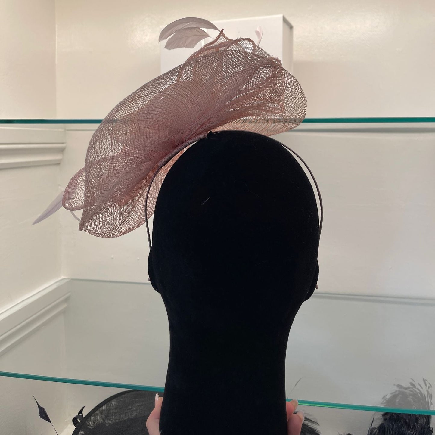 RENT | Pink Francis Fascinator