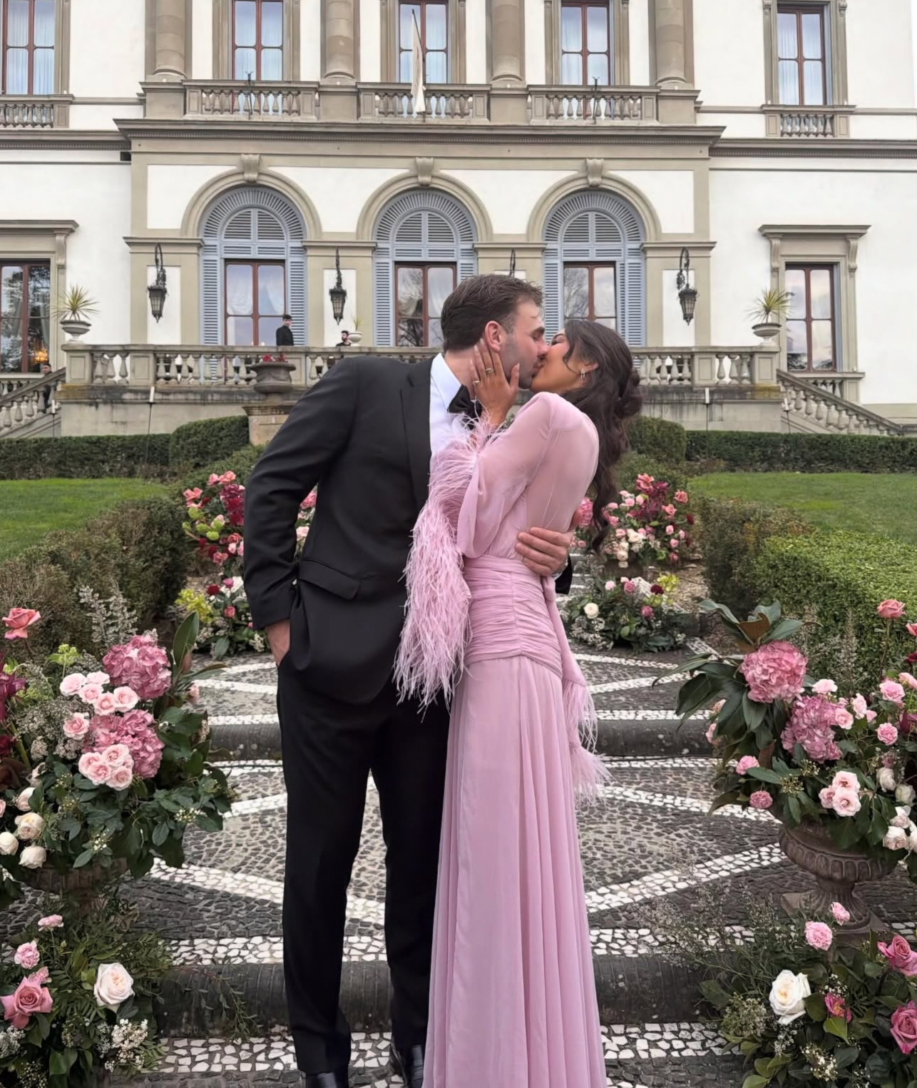 RENT | BUY Bronx & Banco Geisha Baby Pink Maxi Dress