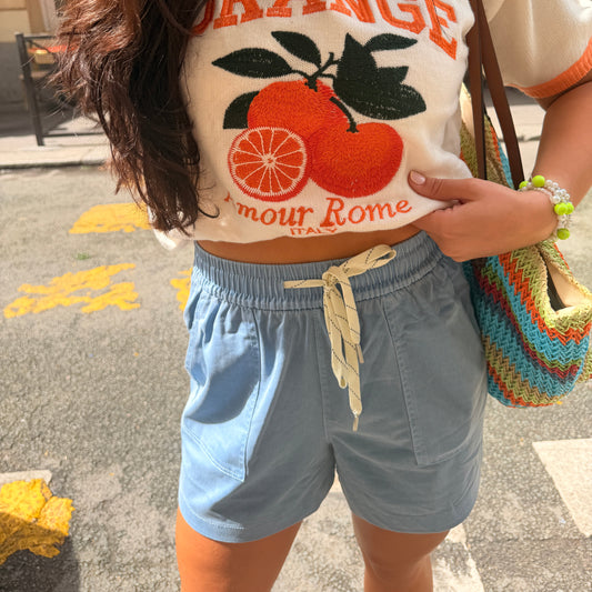 Hettie Casual Denim Shorts
