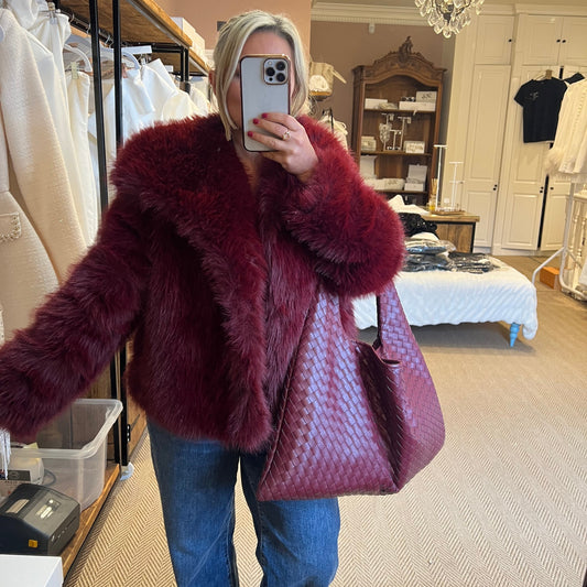 Fleur Faux Fur Jacket