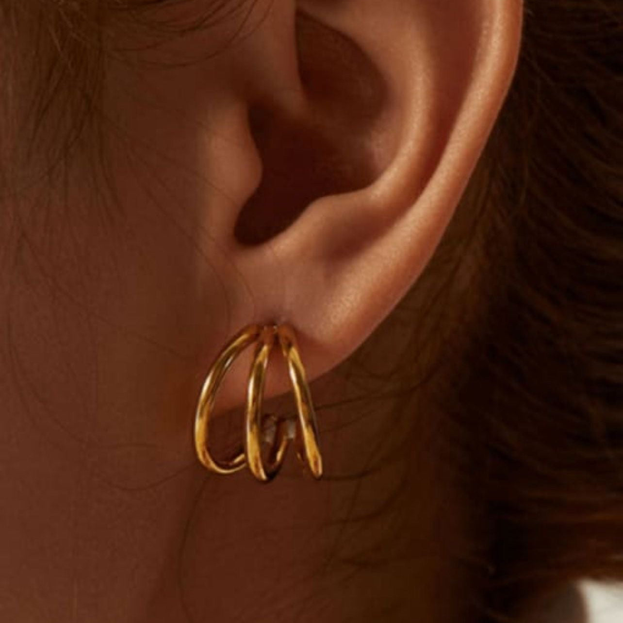 Mabel Multi Layer Drop Earrings