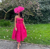 RENT £82 | BUY £220 Nadine Merabi Olivia Hot Pink - RRP £365