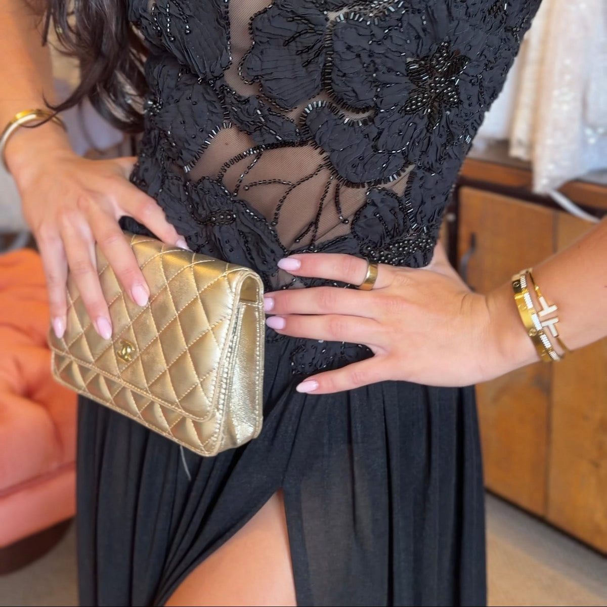 RENT | BUY Nadine Merabi Sloane Black Dress
