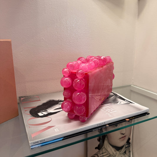 RENT | BUY Cult Gaia Pearl Eso Hot Pink Bag- RRP £350