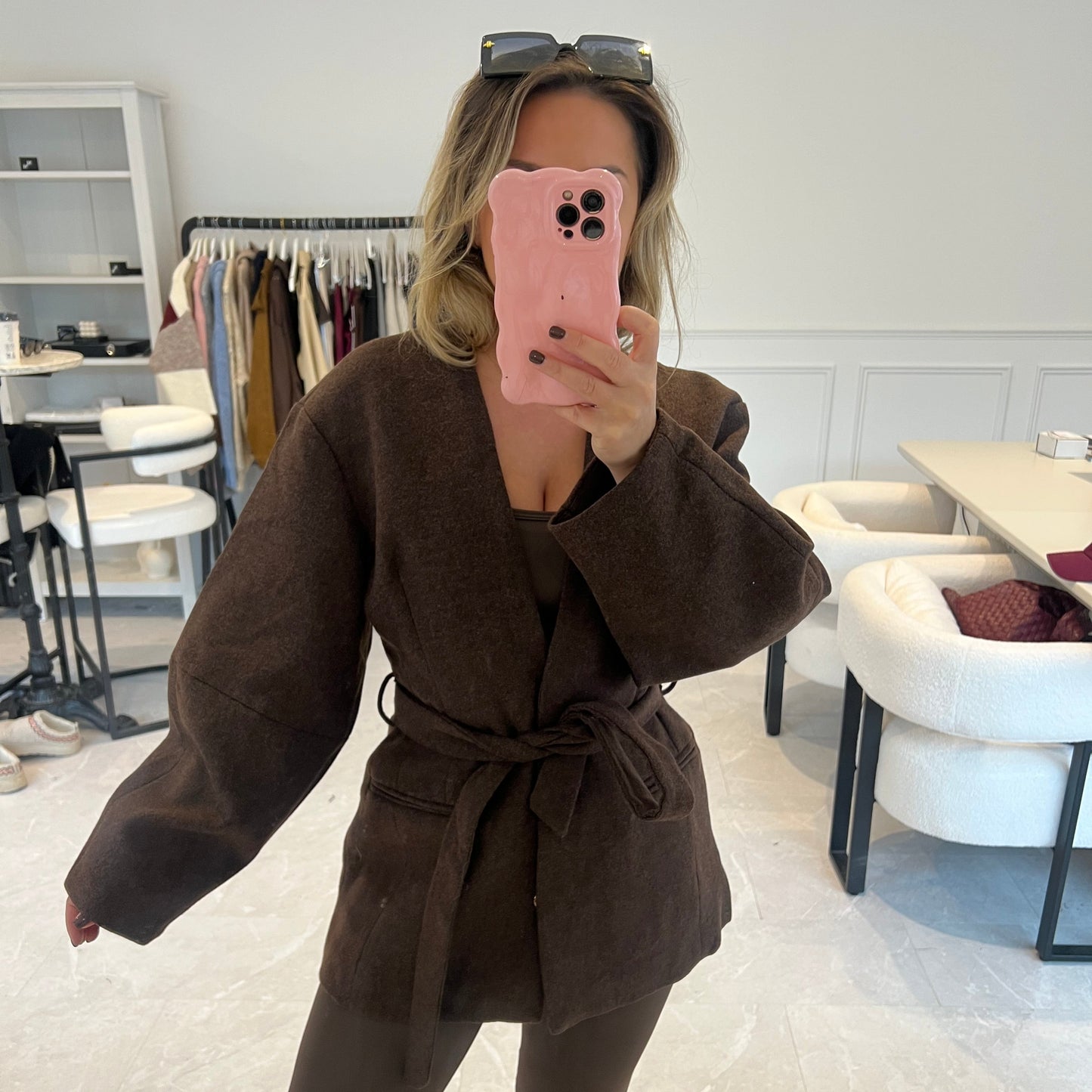 Fia Belted Duster Jacket