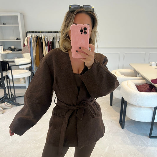 Fia Belted Duster Jacket