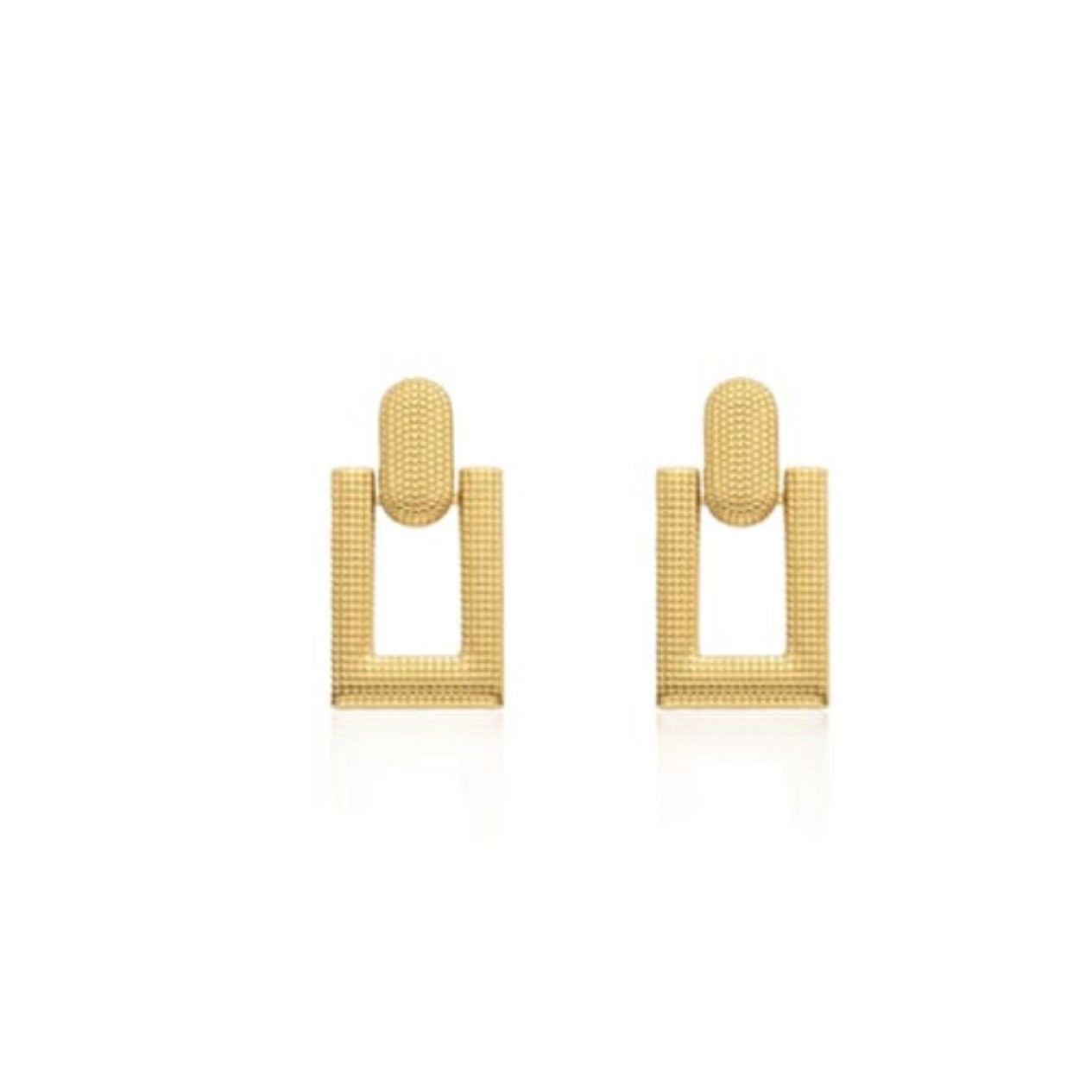 Mia Rectangle Drop Earrings