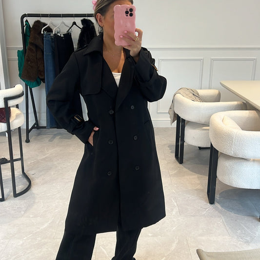 Callie Belted Trench Coat