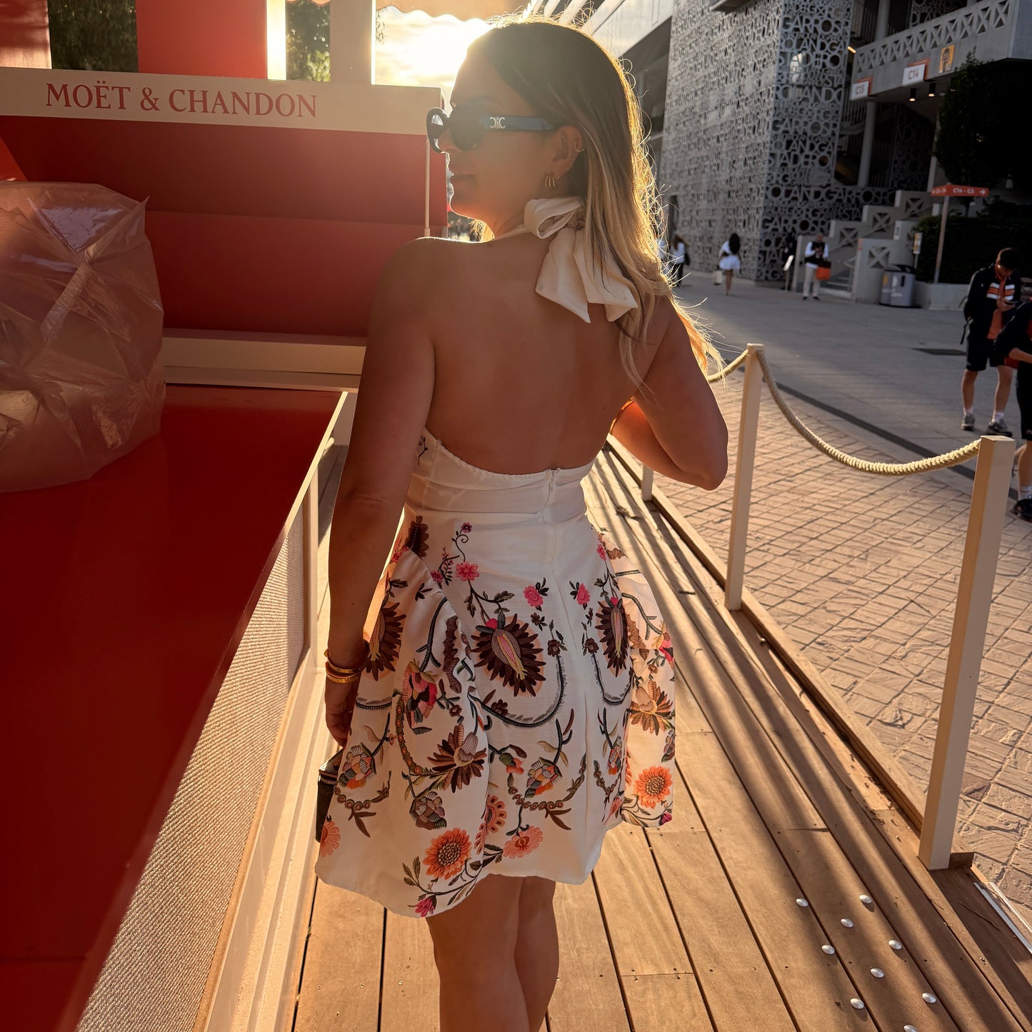 Corrie Embroidered Mini Dress