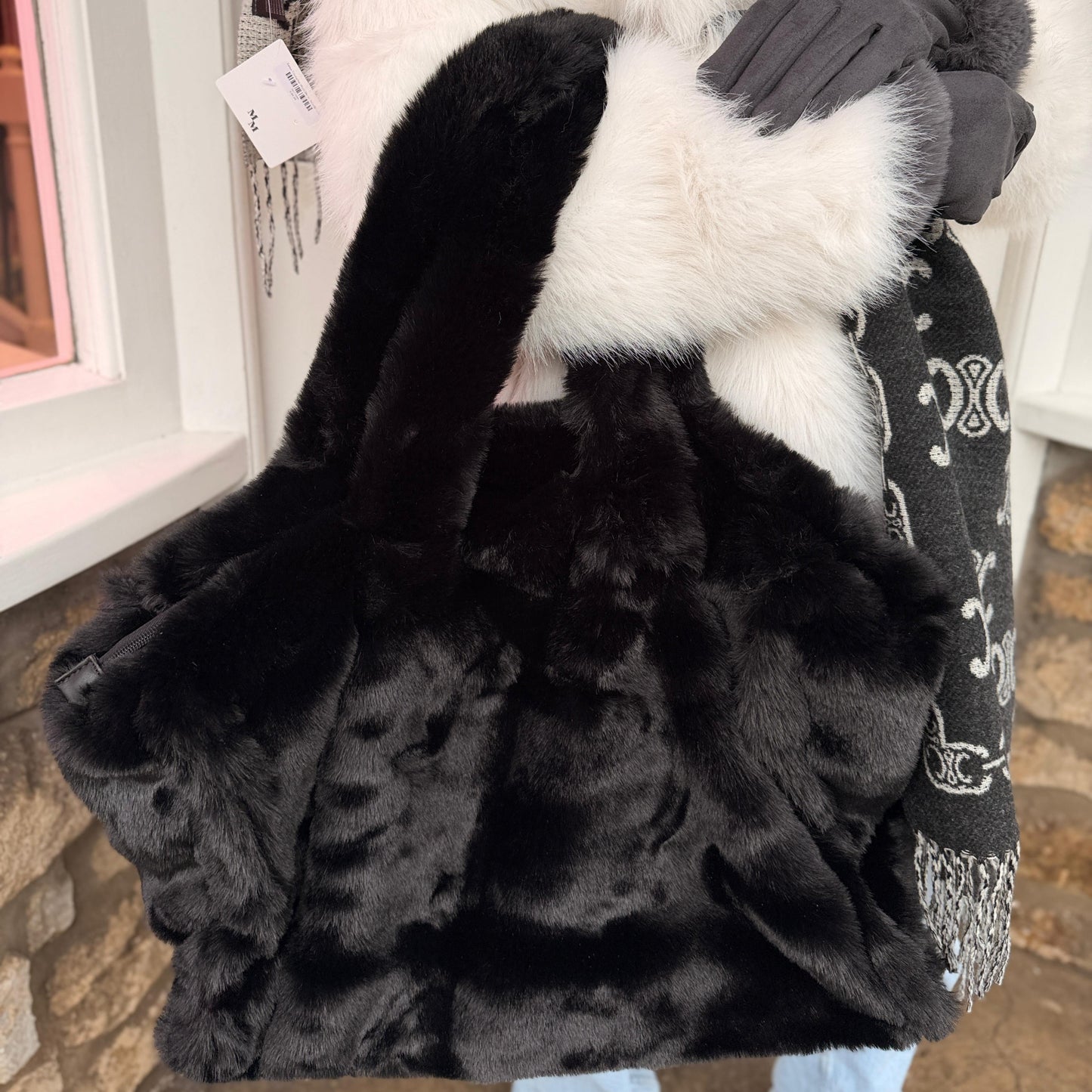 Fluffy Large Tote Bag
