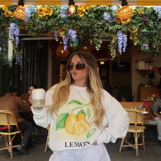 Lemon Motif Sweatshirt