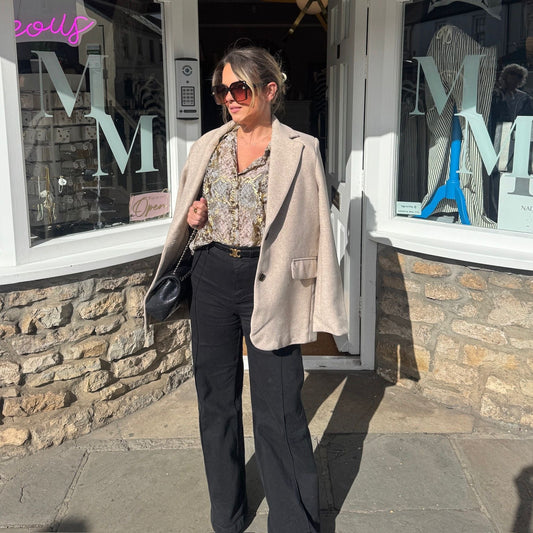 Sara Snake Print Shirt